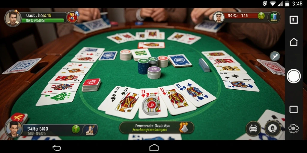 Gameplay dinamis dan seru dalam permainan Gaple 34R.