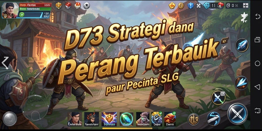 Tampilan gameplay D73 yang menarik dengan grafis mengesankan.