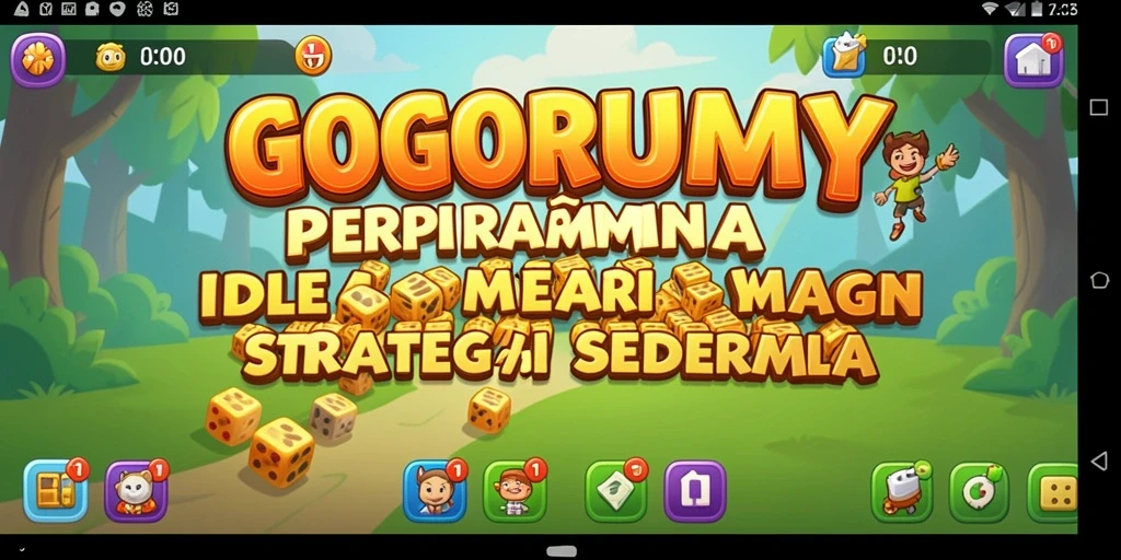 Tampilan gameplay GOGORUMMY yang menarik dan penuh warna.