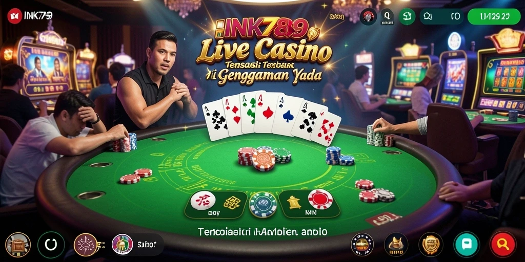 Tampilan gameplay Live Casino yang menarik dan interaktif.