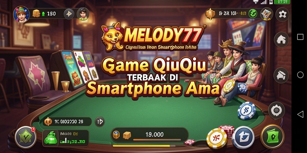 Tampilan gameplay seru dari MELODY77 dalam QiuQiu.