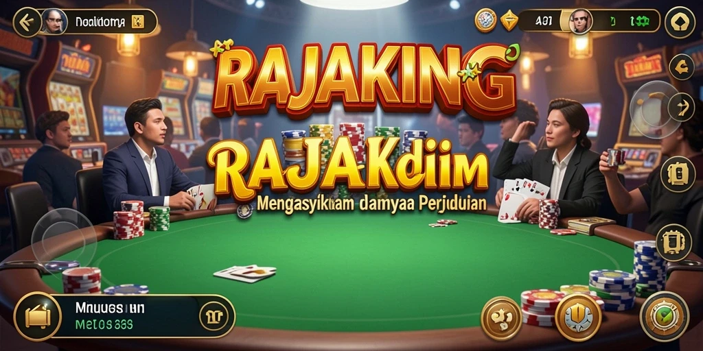 Tampilan gameplay RAJAKING yang penuh aksi dan interaksi menarik.