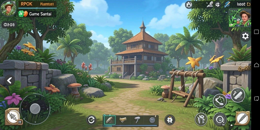 Screenshot utama RPOK menunjukkan gameplay yang seru dan interaktif.