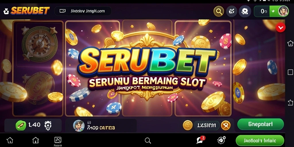 Screenshot gameplay Slot SERUBET yang menampilkan keseruan bermain.