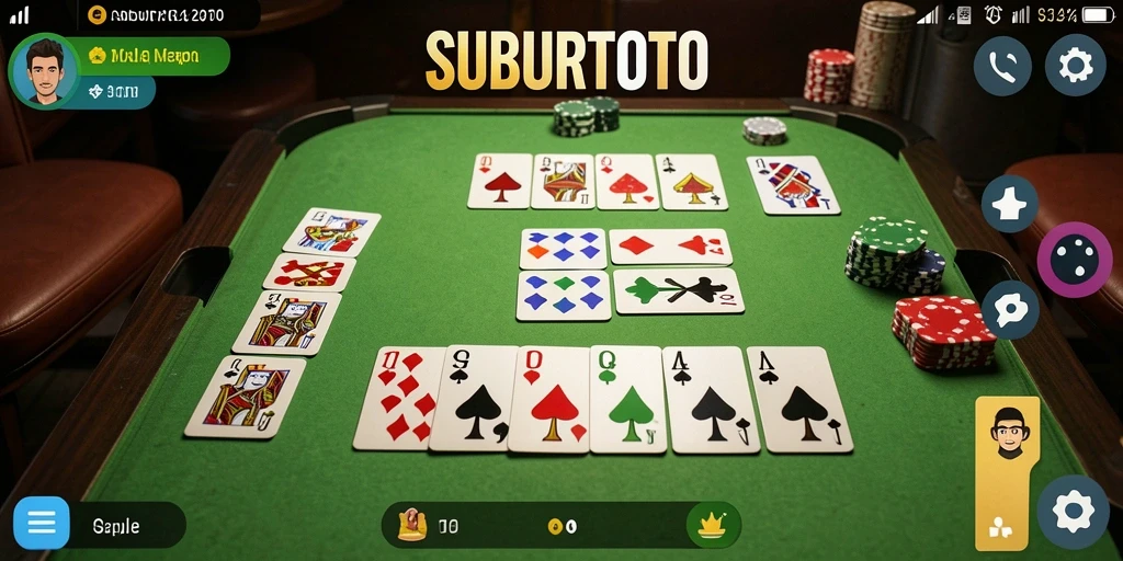 Screenshot gameplay SUBURTOTO yang seru dan kompetitif.