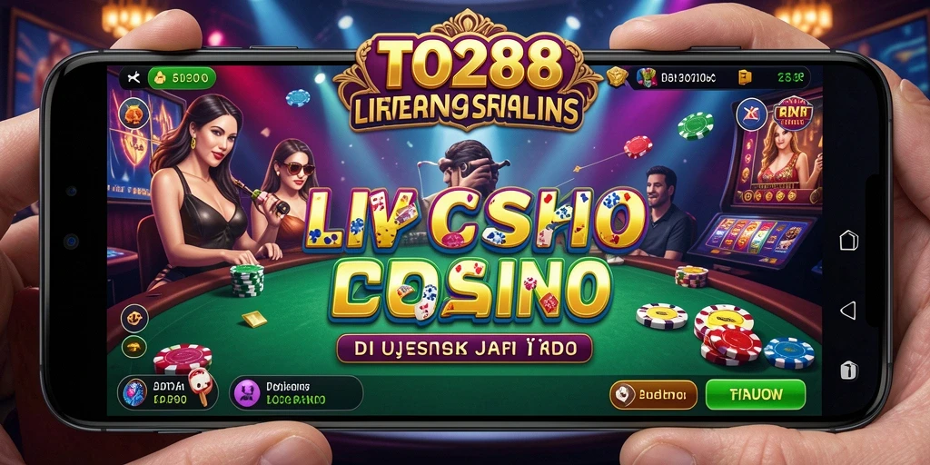 Screenshot gameplay TO288 menampilkan aksi Live Casino yang nyata dan mendebarkan.